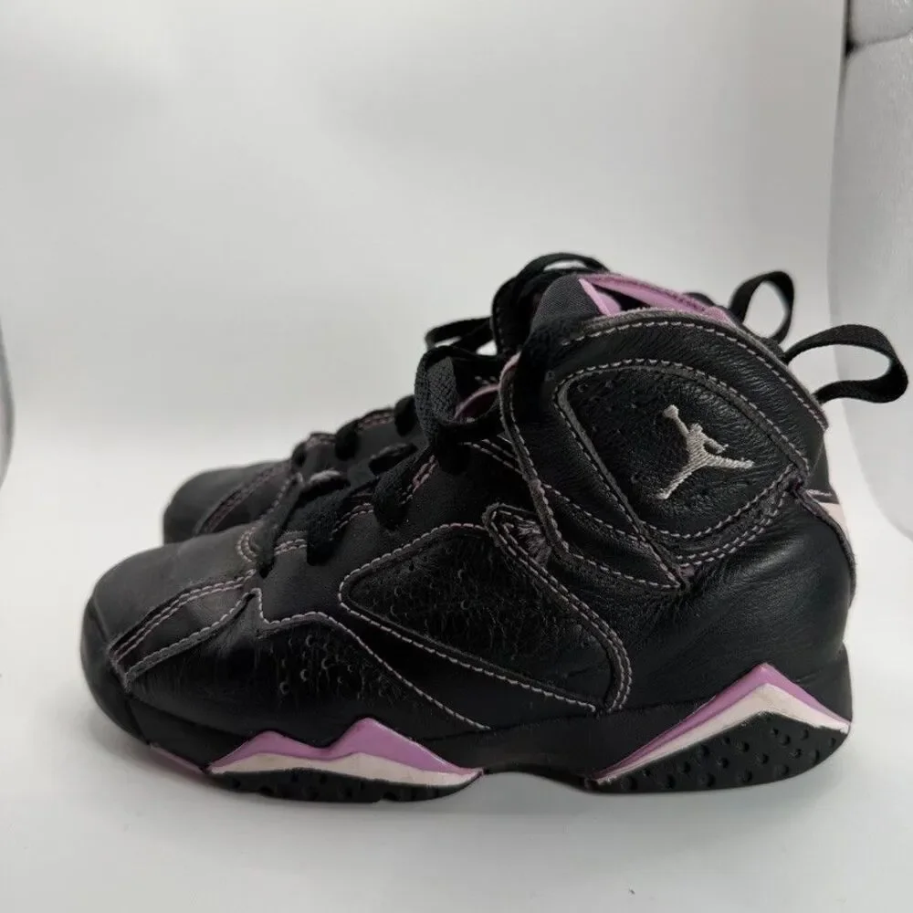 Nike Air Jordan 7 Retro Barely Shoes Size 12c Black Grape DV2257-055